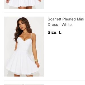 White Spaghetti Strap Dress